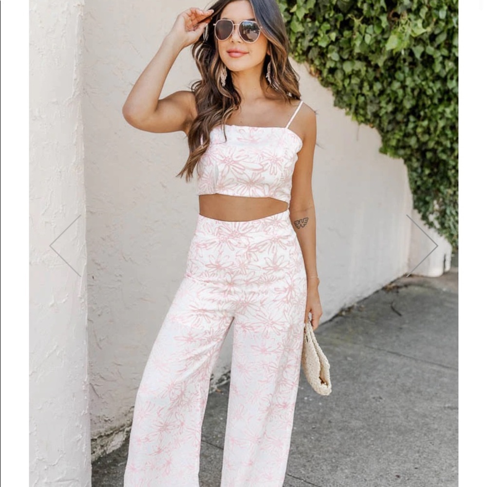 Pink Lily Two Piece Set - XS